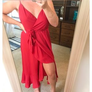 💃🏼Ruffled Midi Wrap Dress💃🏼